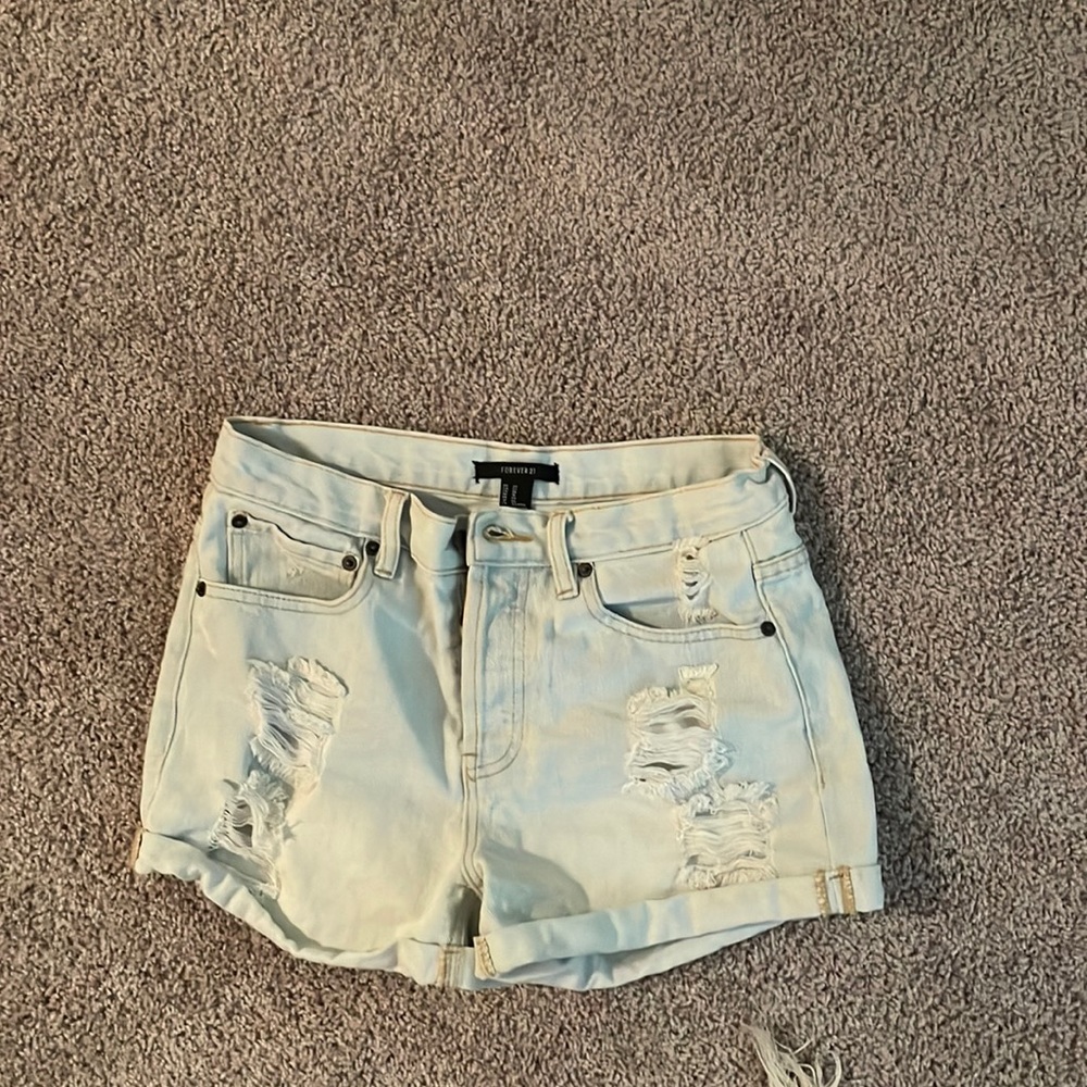 High waisted shorts